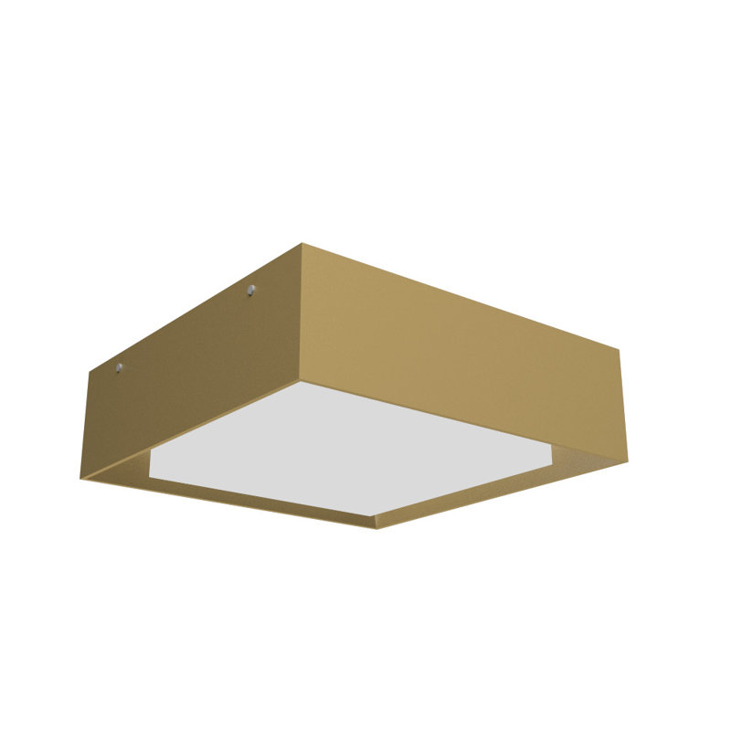 Meio 1 - Light LED Flush Mount, 4.68" H x 23.4" W x 23.4" D, Organic Cappuccino