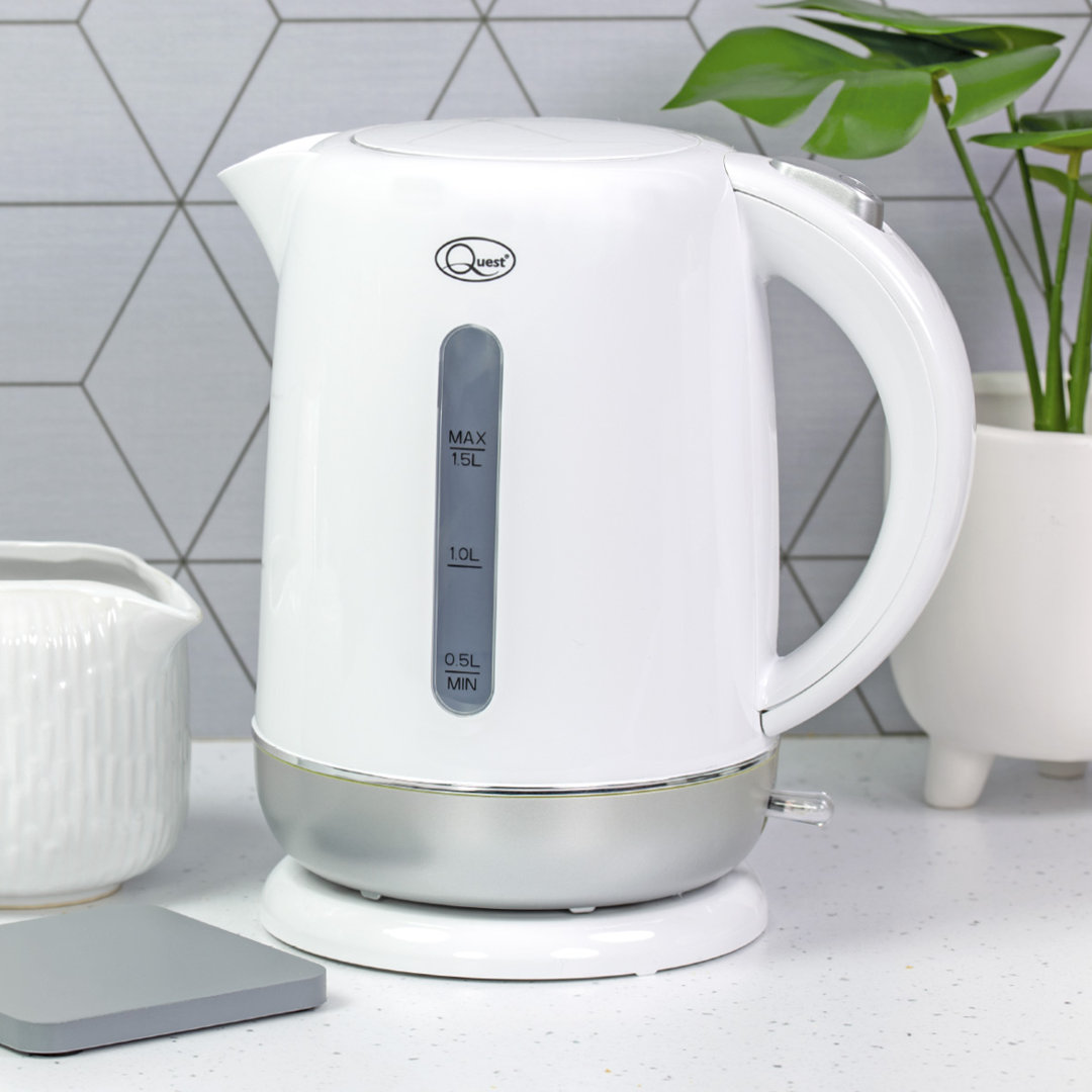 Quest 1.5L Plastic Electric Tea Kettle