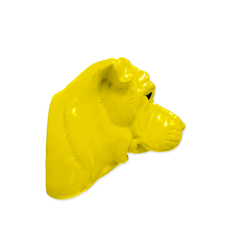 Swenson Plastic Wall Wall Hook, Yellow