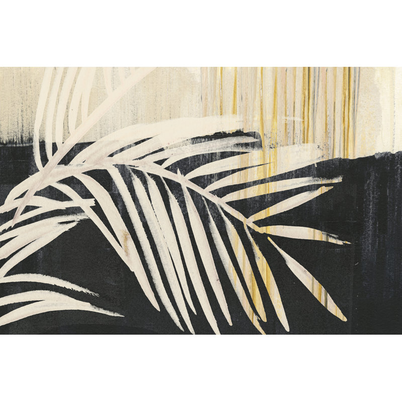 «Golden Raffia I», peinture sur toile, H 12 po x l 18 po