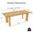 Expandable Oak Grain Rectangular Dining Table, 63"-78.7" Sturdy MDF Top Farmhouse Kitchen Table with Thick Robust Legs, Supports 200 LBS