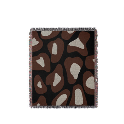 Leopard Print  Cotton Throw Blanket