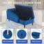 1 Seater Velvet Sofa