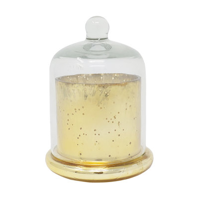 Fruity Scented Jar Candle with Glass Holder