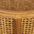 Round Bamboo and Rattan Accent Storage Table-626557102