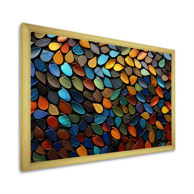 «Zen», art de pierre spirituel coloré