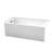 Grayley 60'' x 30'' Soaking Acrylic Bathtub-50480621-44684280
