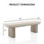 Banc de salle à manger rembourré l 59 po Bartel