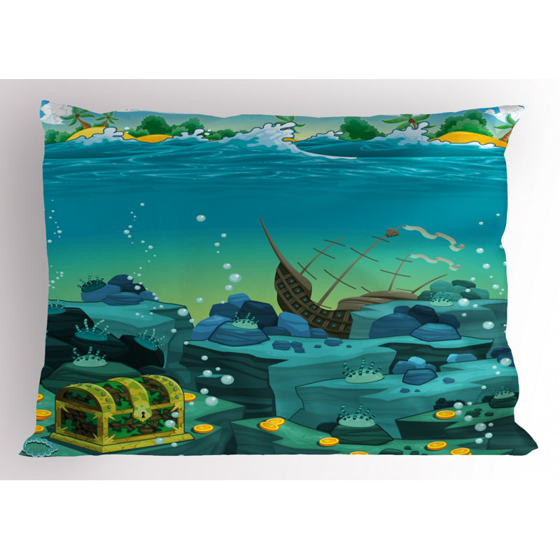 Sun Polyester Sham Set, Twin
