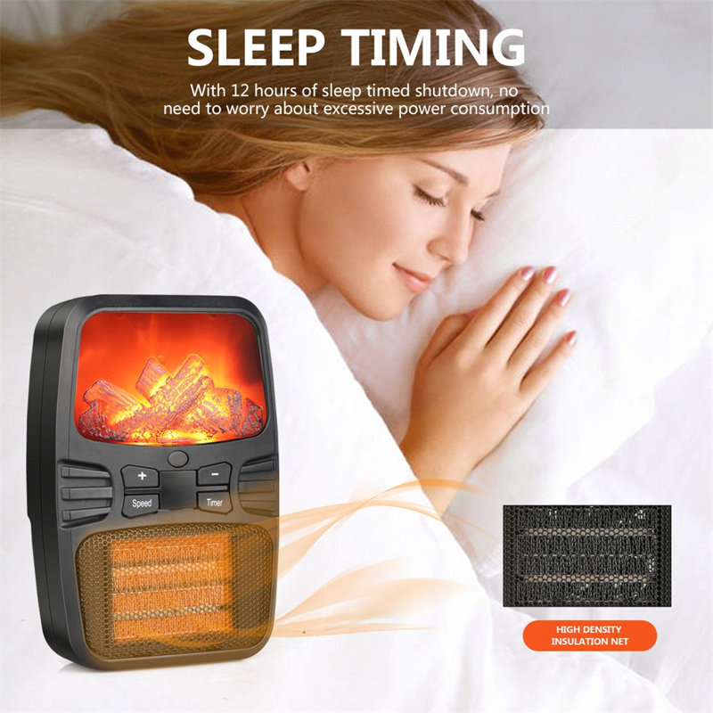 Flame Heater Small Conditioning Portable Heater Mini Multi-Function Heater