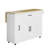 47.2" W Rolling Kitchen Island With Drawer And Cabinets, Kitchen Cart With Drop Leaf, Lockable Wheels And Towel Rack, Island For Kitchen, Dining Room-123031948