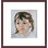 Head of a Young Girl (oil on canvas) by Mary Cassatt -Framed Giclee Print