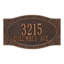 Plaque d'adresse murale sur 2 lignes Frond-1197746901-1197746902
