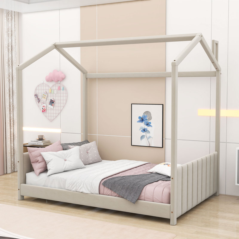 Lit Afrah House par Isabelle & Max ™, Double, Beige