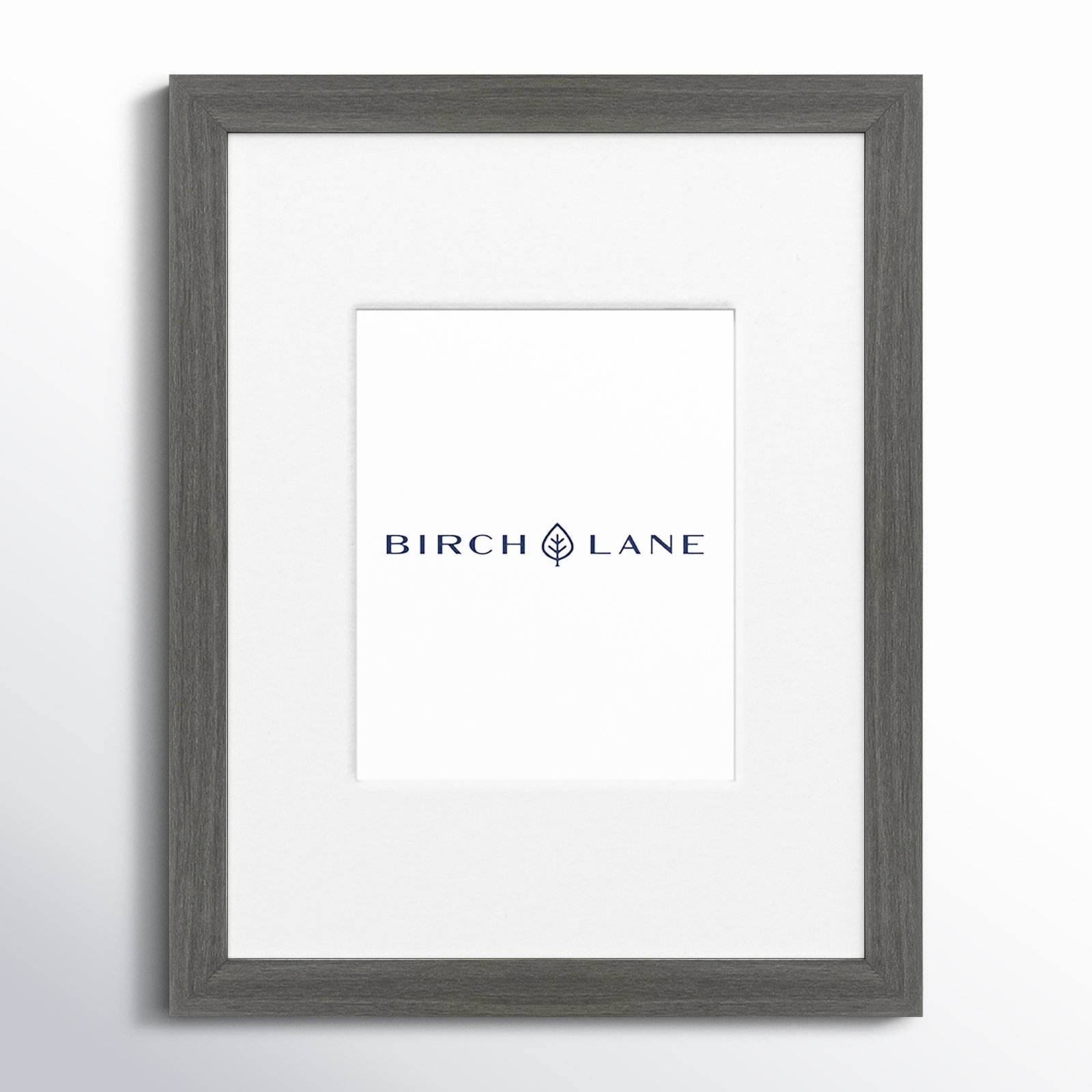 Arkhurst Wood Picture Frame with Mat, Gray, 18" x 24", 12" x 18"