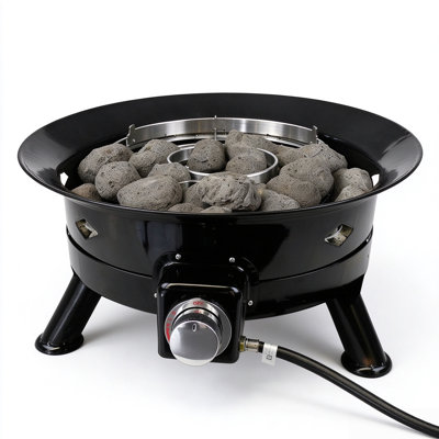 Round Natural Gas Outdoor Fireplace