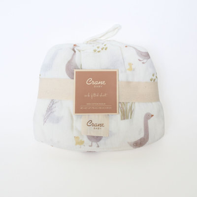 Goose Crib Fitted Sheet