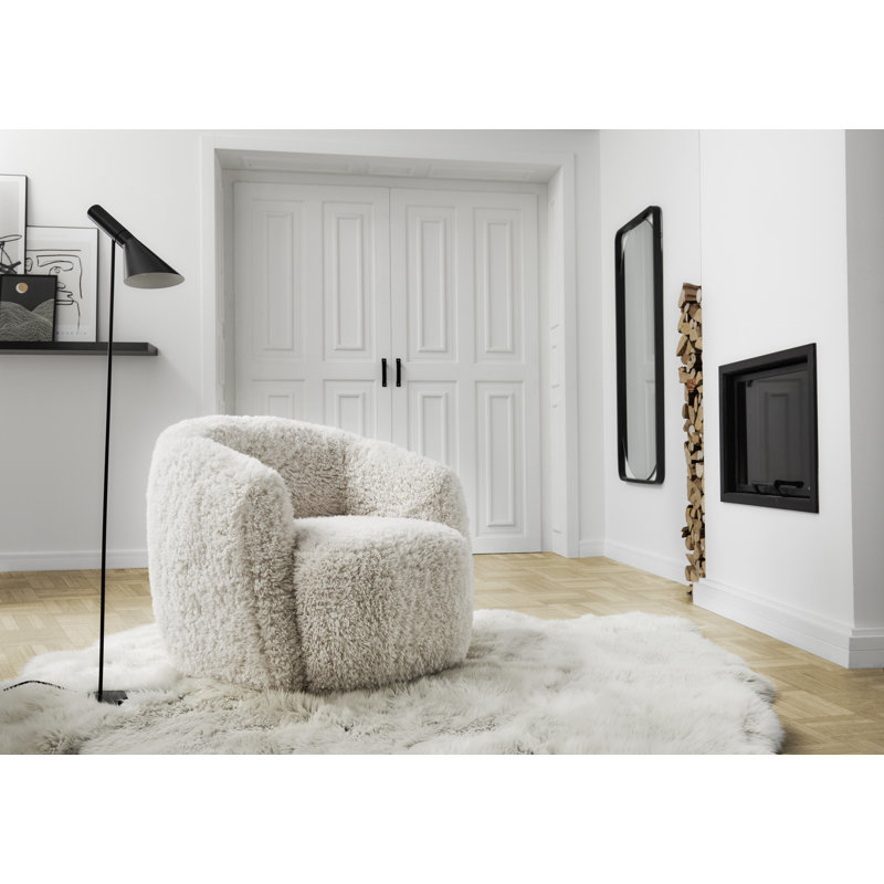 Caicedo 85cm Wide Tufted Yes Barrel Chair