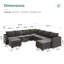 Canapé modulaire en U Berenika-1141452543