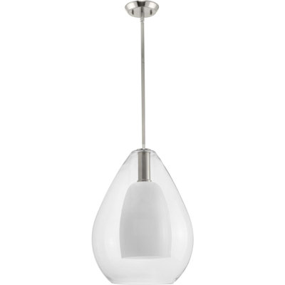 Luminaire suspendu en forme de larme à 1 lumière Eldine