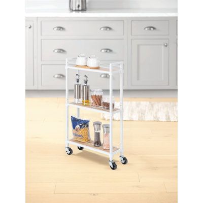 Slim 3-Tier Cart-Black