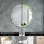 Huldar Glass Flat Wall Mirror