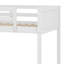 Lit mezzanine simple en bois avec échelle-3150999