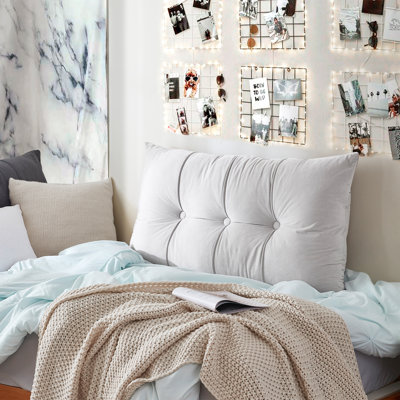 Rainha - Plush Tufted College Backrest Pillow