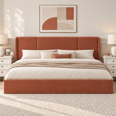 Lit plateforme tapissier Coletti