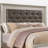 Veloura Silver Twin Panel Bed