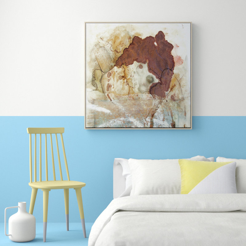 Gill Cohn - Painting on Canvas, 102cm H x 102cm W, Timber Floater Frame