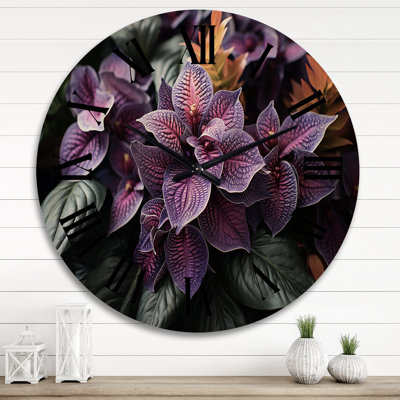 Horloge murale en bois massif Mirush