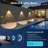 Solar Fence Lights Outdoor, Super Bright Lens Led Fence Lights Solar Powered With 3500k/6000k 2 Modes, Ip65 Waterproof Solar Deck Lights For Outside Patio Step Stair Railing Wall