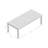 Anautica Outdoor Patio 9pc FSC Solid Teak Wood and Aluminum Dining Set-88387504