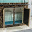 Aquarium semi-circulaire brun foncé Eco-104571974