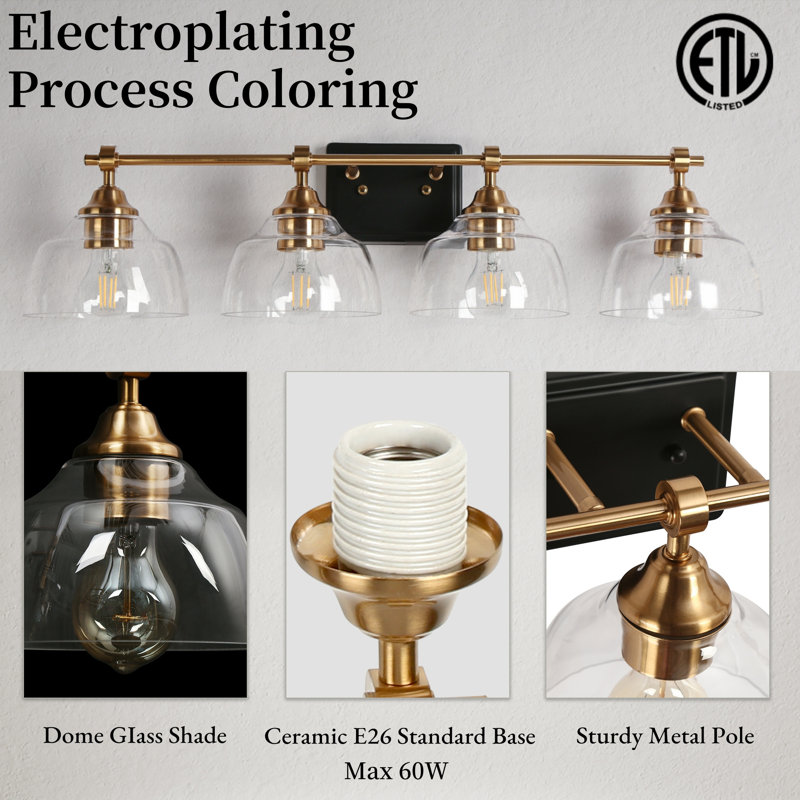 Aura 4 - Light Dimmable Vanity Light