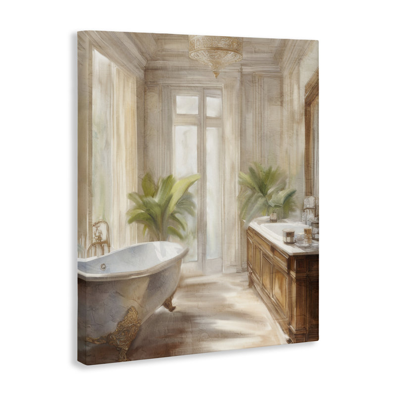 Toile de salle de bain Serenity Bath, conception de Kim Allen, H 20 po x l 16 po