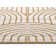 Pangli Machine Woven Ocher/White Indoor/Outdoor Rug