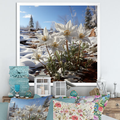 " Realistic Snowdrops Winter Chills "