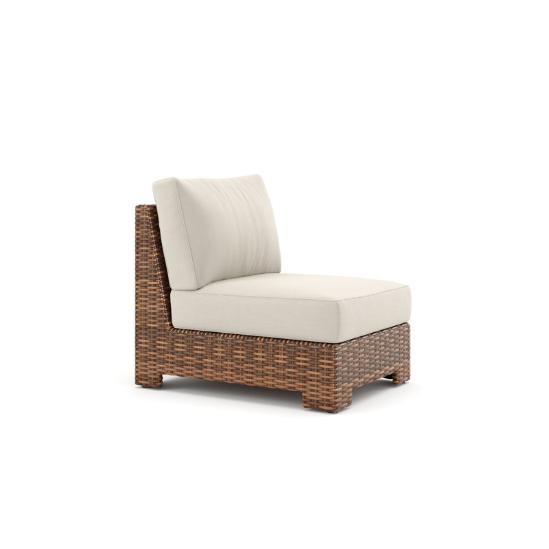 Chaise de patio avec coussins Sunbrella Nico