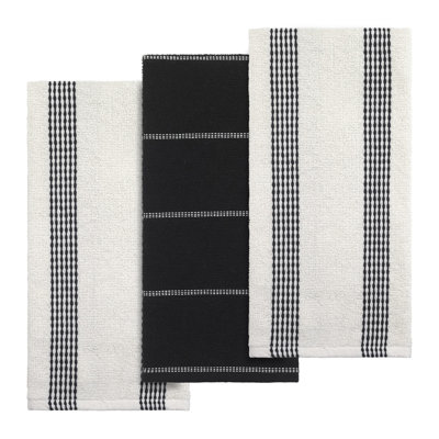 Izod Saybrook 3-Piece Kitchen Towel Set