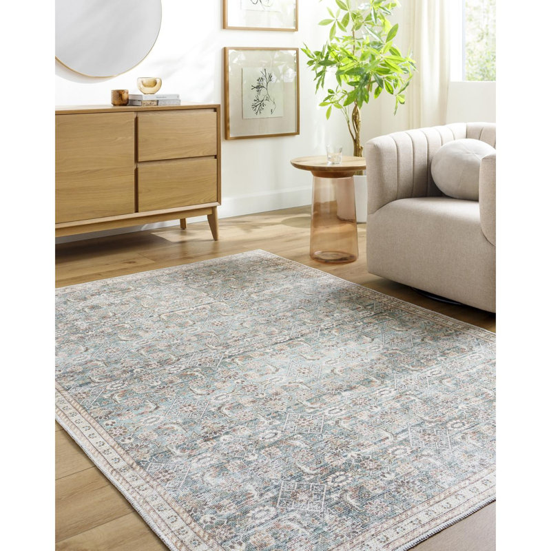 Alston Machine Washable Area Rug, Runner 2'7" x 7'10"