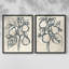 Encre poire branche I - impression encadrée de qualité supérieure - prête à être accrochée - aucun clou requis - aucun clou requis-1424962850-1424962853