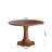 Solid Wood Round Dining Table Floral Shape Durable And Sturdy For 4-8 People-782202359