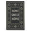 Tapis noir tissé à motif lavable traditionnel Mosso-1407634366