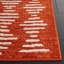 Tapis abstrait en polypropylène tissé à la machine de couleur brun / ivoire Kabao-1740030706