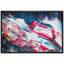 «Vibrant Blue Pink Neon Paint Stroke Abstract Shapes Illustration Modern Art Bohemian Colorful» sur-98179575-98179573