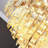42 Inch Modern Silent Retractable Crystal Luxury Ceiling Fan
