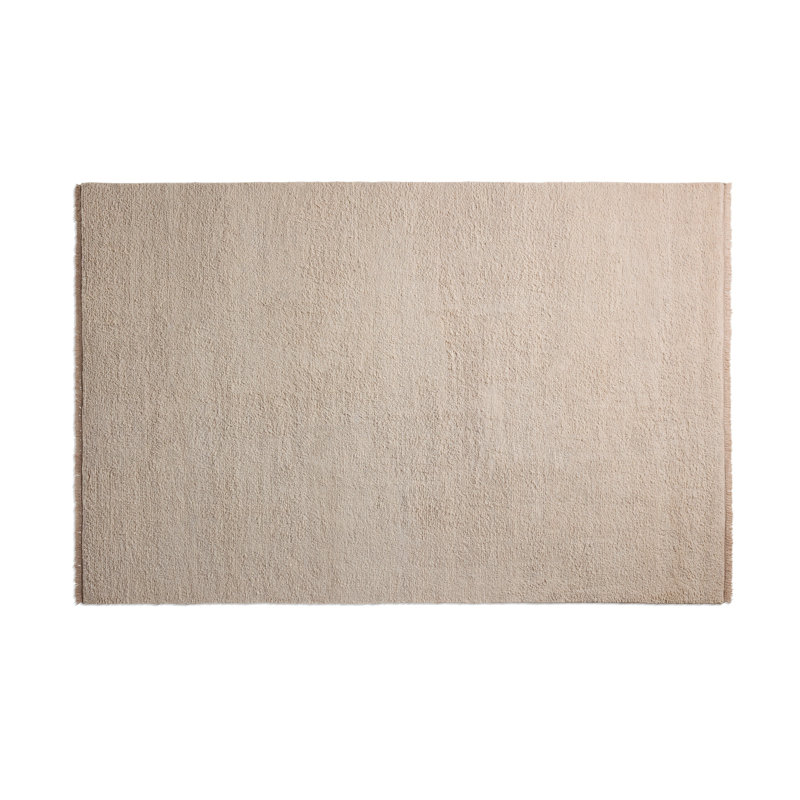 Shadow Play Handmade Shag Wool Area Rug, Rectangle 6' x 9', Mink