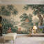 Papier peint paysage tropical paysage de palmiers amovible scène murale rivière-1373301790-1373301787